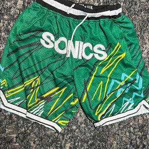 Just Don Green Athletic Shorts Sonics